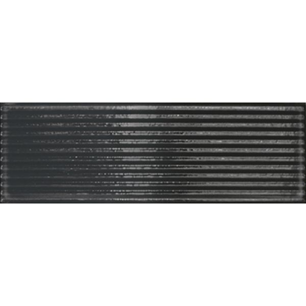 Verde Glassalike 10x30x1cm Zwart glans 1002183