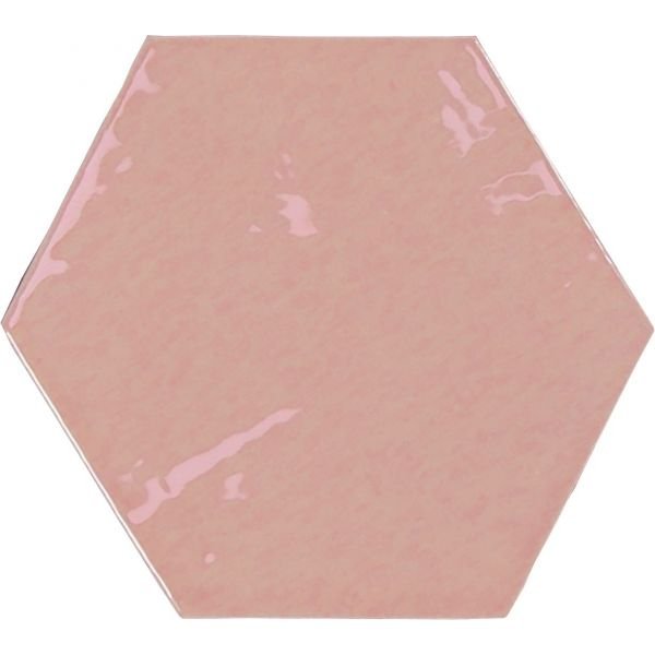 Wow Zellige Hexa Pink 10,8x12,4cm Wandtegel (WH1205)