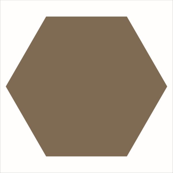 Winckelmans Hexagons 28x29,5cm Bruin 025HE04CF20CAF