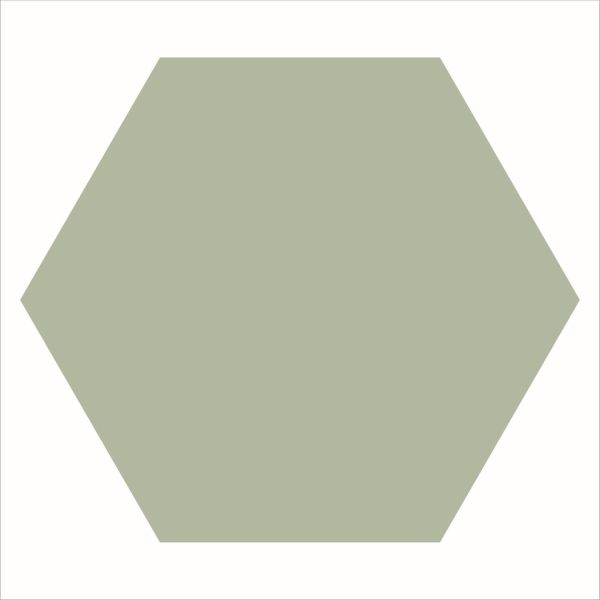 Winckelmans Hexagons 28x29,5cm Groen 025HE04CF20PIS