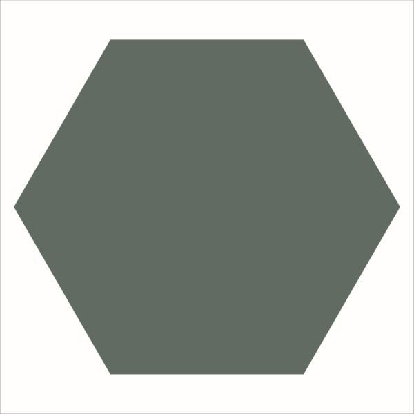 Winckelmans Hexagons 28x29,5cm Groen 025HE04CF20VEF