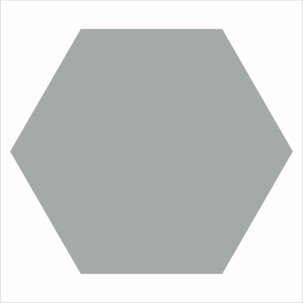 Winckelmans Hexagons 28x29,5cm Blauw 025HE09CF20BEP