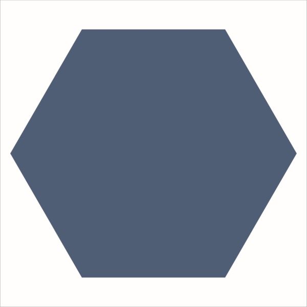 Winckelmans Hexagons 28,1x29,5cm Blauw 050HE05CF30BEN