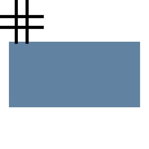Winckelmans Rectangles 31,8x31,8cm Blauw 050RE05CFL30BEF