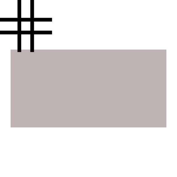 Winckelmans Rectangles 31,8x31,8cm Paars 050RE05CFL30PAR