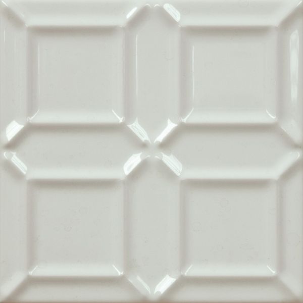 Adex Neri Liso Edge 15x15 Silver Mist
