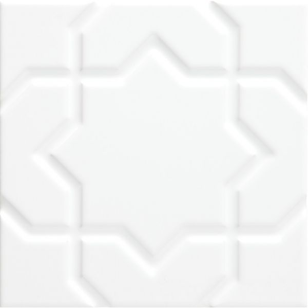 Adex Neri Liso Star 15x15 Blanco Z