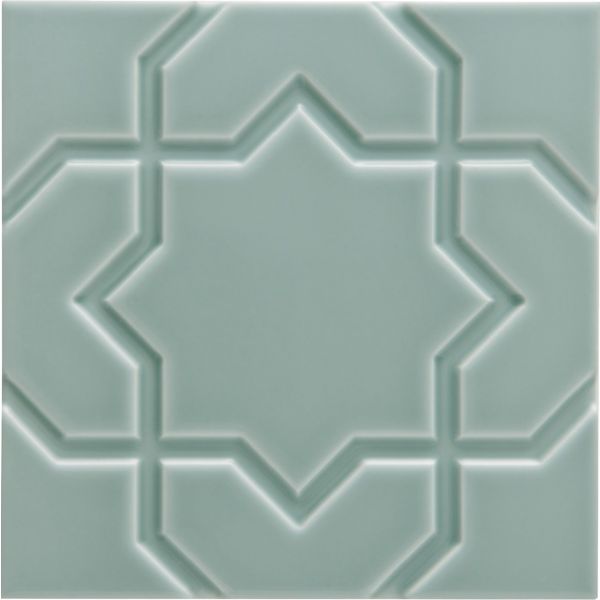 Adex Neri Liso Star 15x15 Sea Green