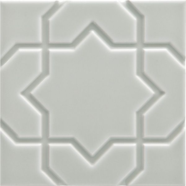 Adex Neri Liso Star 15x15 Silver Mist