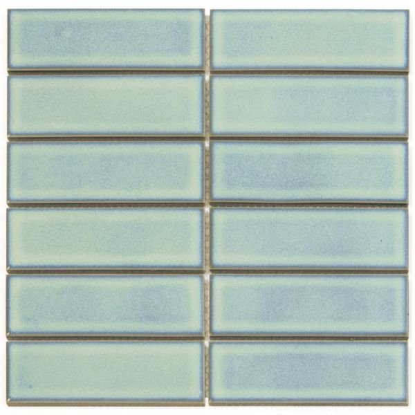 The Mosaic Factory Barcelona mozaïektegel 29.1X29.7cm Turquoise Glans (AF45125) - Rechthoek