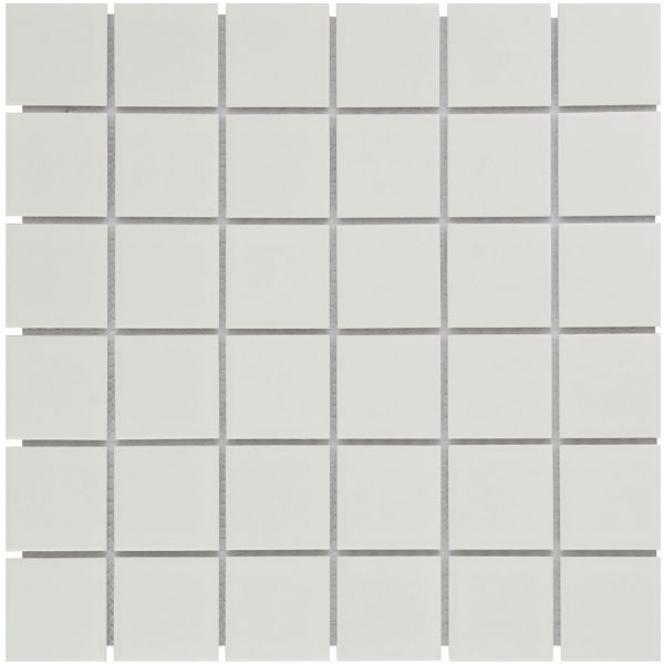 The Mosaic Factory Barcelona mozaïektegel 30.9X30.9cm White Mat (AM13010) - Vierkant