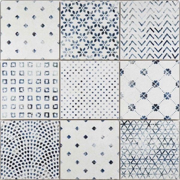Baerwolf Delft 18,5x18,5cm Multicolor Mat (KE-17050)