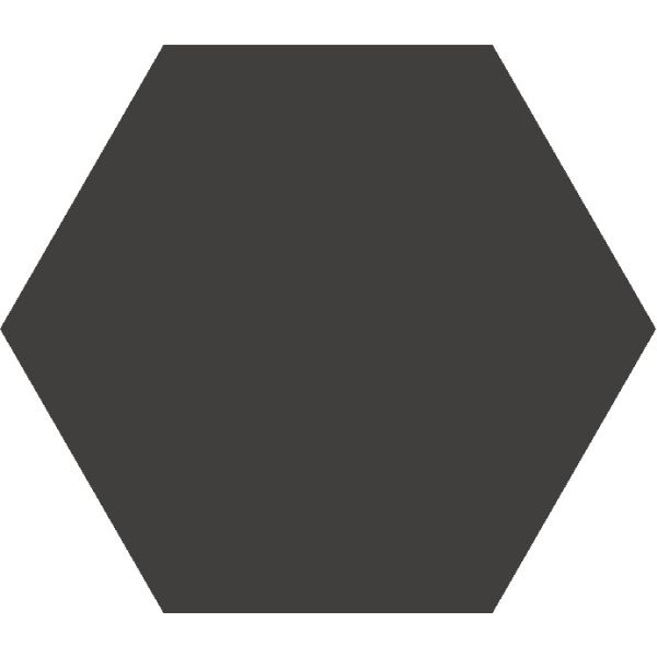 Topcer Field Materials Zwart 10x10cm (L4414 Black Hexagon)