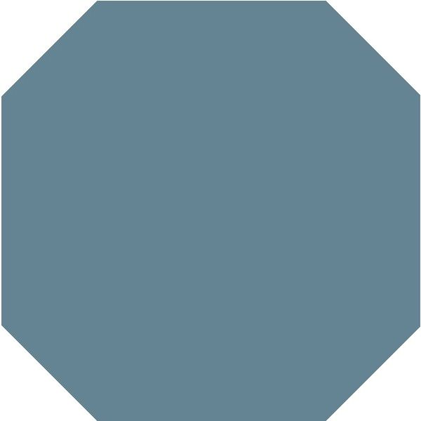 Topcer Field Materials Blauw 10x10cm (L4411 Blue (Cobalt) Octagon)
