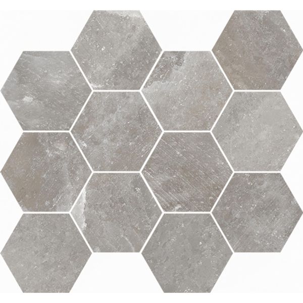 Sintesi Salt Stone Antraciet 30x34cm (Salt Stone Ash Esagono)