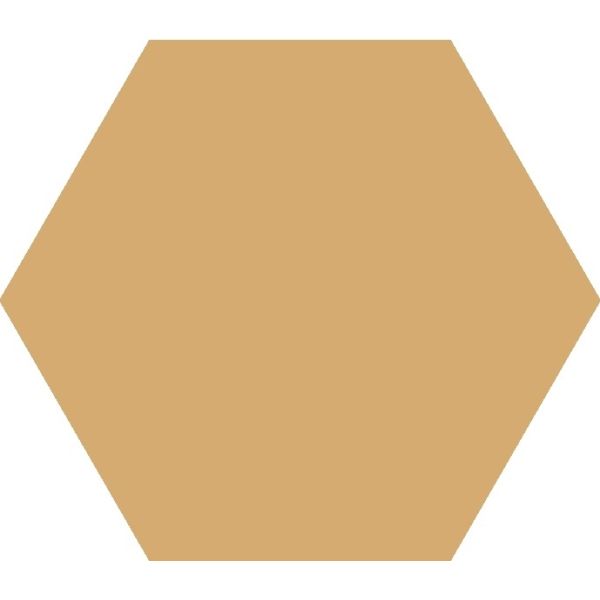 Topcer Field Materials Geel 10x10cm (L4421 Ochre Yellow Hexagon)
