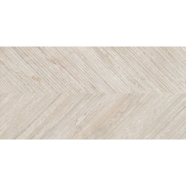 CeraVision Travertine Beige 60x120cm (Travertine Chevron Light Anticato Ceravision)
