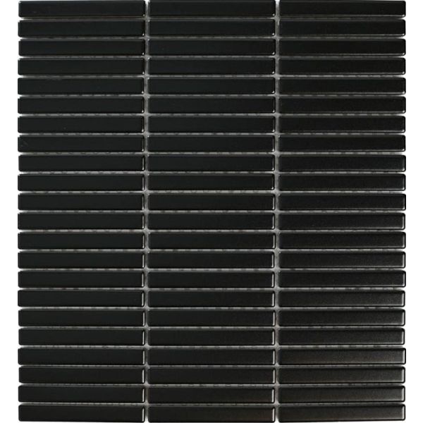 Deco Luce Porcelain Zwart 28,2x30,8cm (Margot (12x92) Mozaïek)