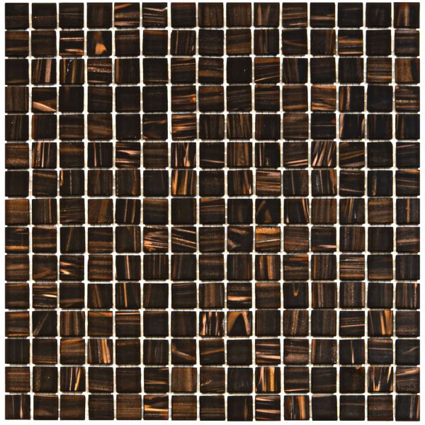 The Mosaic Factory Amsterdam mozaïektegel 32.2X32.2cm Brown Glanzend (GMG451) - Vierkant