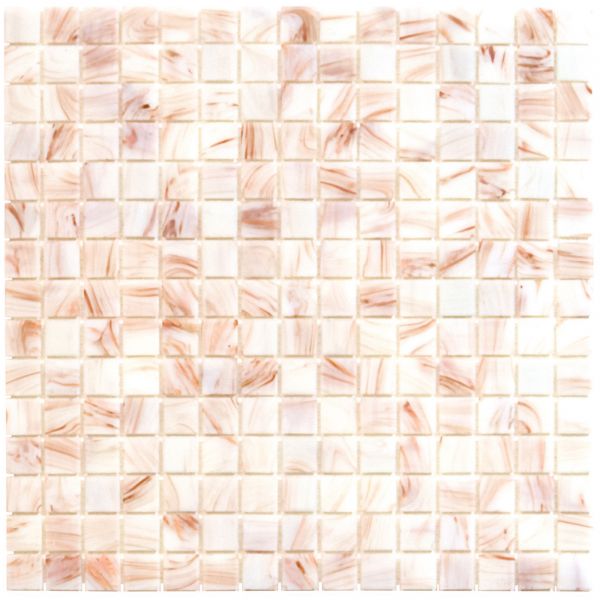 The Mosaic Factory Amsterdam mozaïektegel 32.2X32.2cm Cream Glanzend (GMG461) - Vierkant