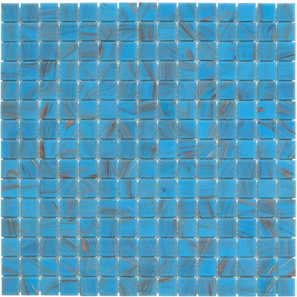 The Mosaic Factory Amsterdam mozaïektegel 32.2X32.2cm Light Blue Glanzend (GMG491) - Vierkant