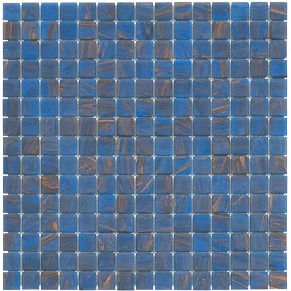 The Mosaic Factory Amsterdam mozaïektegel 32.2X32.2cm Blue Glanzend (GMG501) - Vierkant