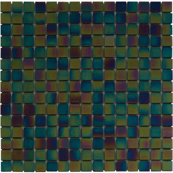 The Mosaic Factory Amsterdam mozaïektegel 32.2X32.2cm Black Glanzend (GMP104) - Vierkant