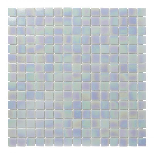 The Mosaic Factory Amsterdam mozaïektegel 32.2X32.2cm Light Blue Glanzend (GMP224) - Vierkant