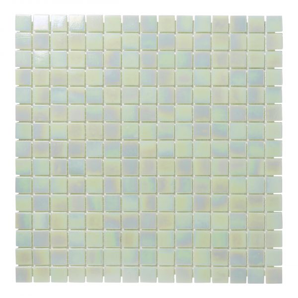 The Mosaic Factory Amsterdam mozaïektegel 32.2X32.2cm Light Green Glanzend (GMP234) - Vierkant
