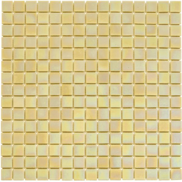 The Mosaic Factory Amsterdam mozaïektegel 32.2X32.2cm Light Cream Glanzend (GMP244) - Vierkant