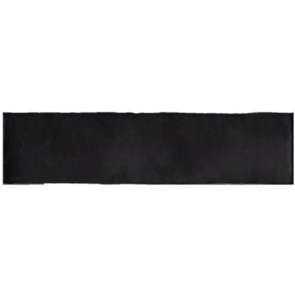Grandeur Gerona 7,5x30cm Zwart glans (Wandtegel) (Gerona Black)