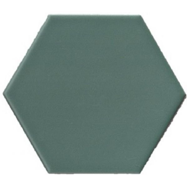 Grandeur Hexagonale 17x15cm Groen Mat (CEHEXA046)