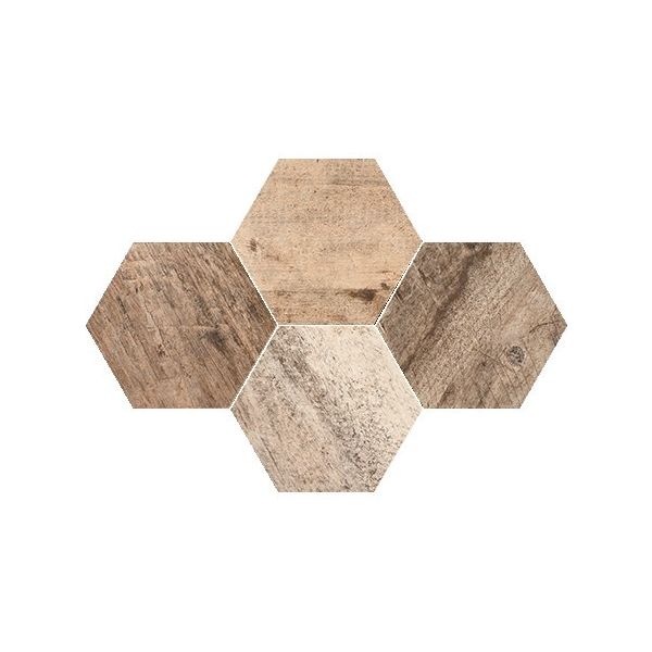 Grandeur Heksagon 28,3x40,8cm Beige mat (IGP0100229G1 TIMBER HEKSAGONI  MOZ)