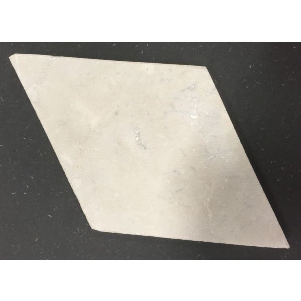 Grandeur Rombo 10x17cm Wit Mat (INMOZR108)