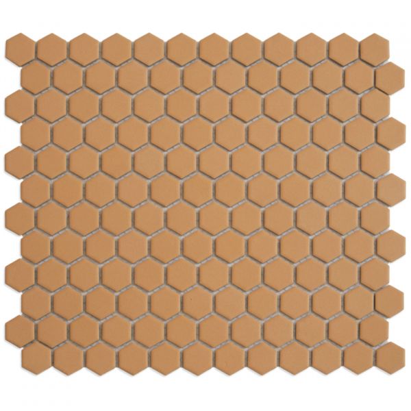 The Mosaic Factory Hexagon mozaïektegel 26X30cm Tuscany Gold Mat (HM23025) - Hexagon