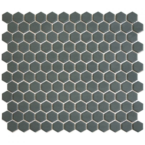 The Mosaic Factory Hexagon mozaïektegel 26X30cm Camo Green Mat (HM23550) - Hexagon