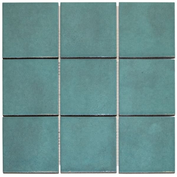 The Mosaic Factory Kasba mozaïektegel 30X30cm Ocean Blue Glanzend (KAG10125) - Vierkant