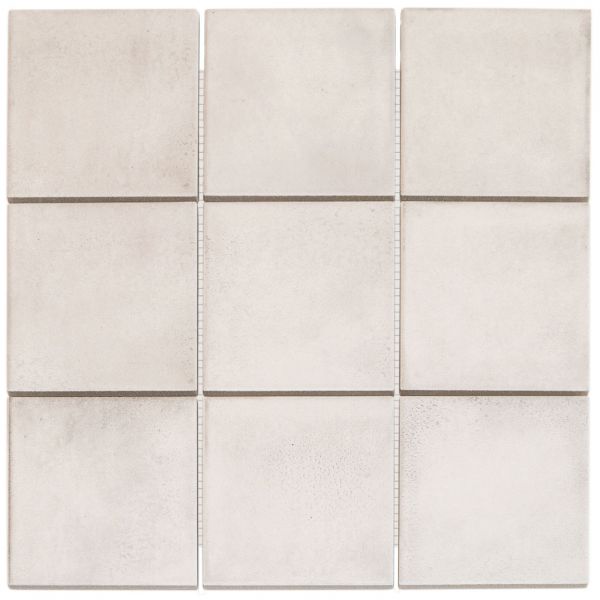 The Mosaic Factory Kasba mozaïektegel 30X30cm White Mat (KAM10010) - Vierkant