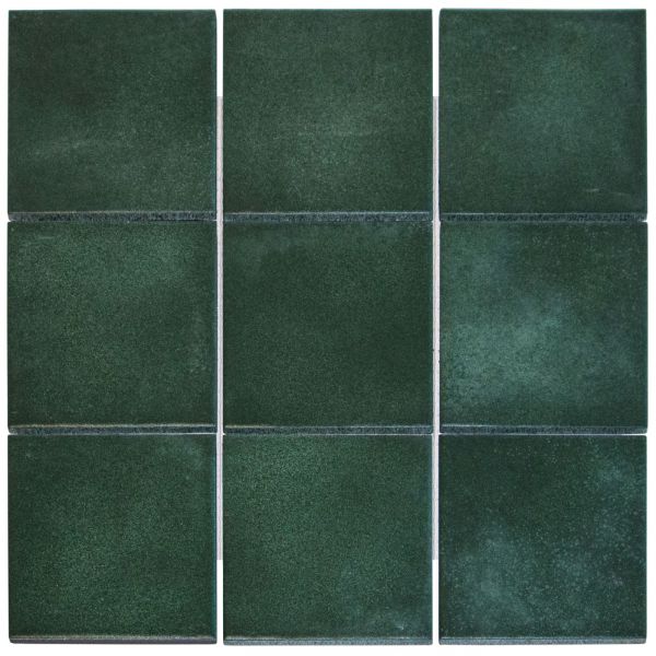 The Mosaic Factory Kasba mozaïektegel 30X30cm Forest Green Mat (KAM10525) - Vierkant
