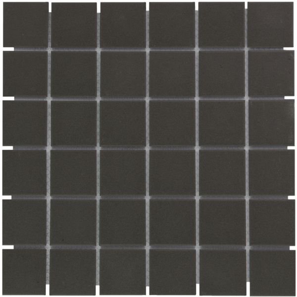 The Mosaic Factory London mozaïektegel 30.9X30.9cm Black Mat (LO1017) - Vierkant