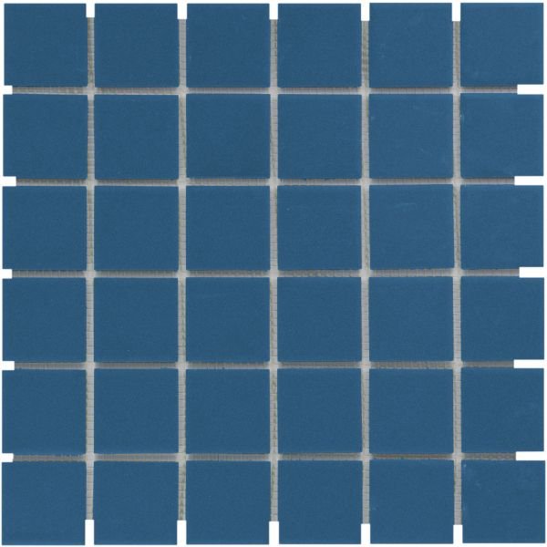 The Mosaic Factory London mozaïektegel 30.9X30.9cm Blue Mat (LO1019) - Vierkant