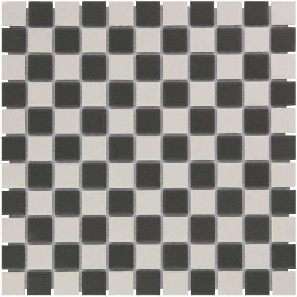 The Mosaic Factory London mozaïektegel 30X30cm Chessboard Mat (LO23102317) - Vierkant