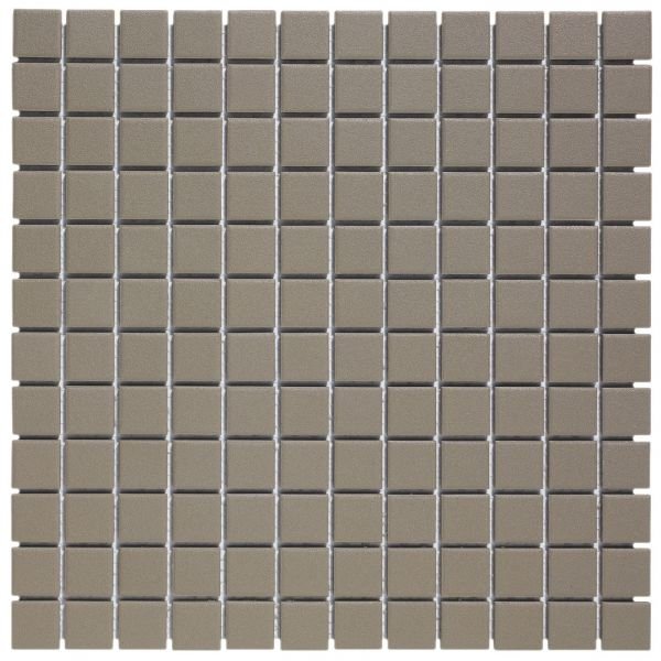 The Mosaic Factory London mozaïektegel 30X30cm Dark Grey Mat (LO2315) - Vierkant