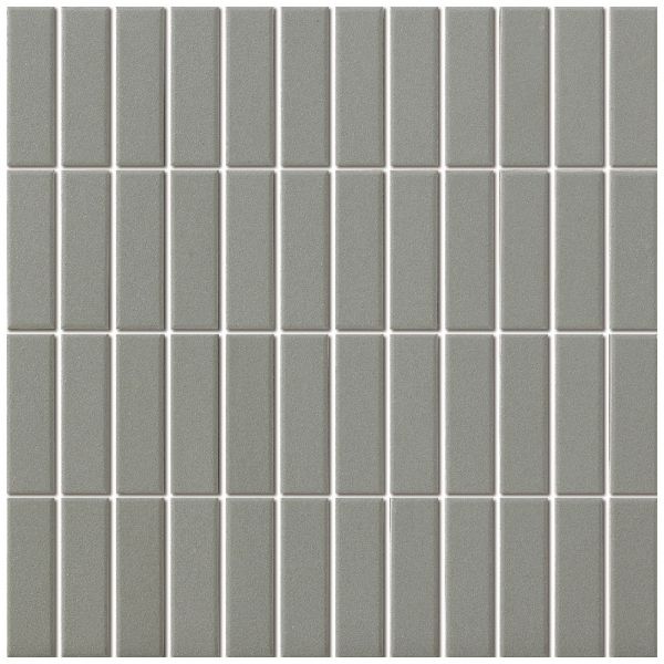 The Mosaic Factory London mozaïektegel 30X30cm Dark Grey Mat (LO7315) - Rechthoek