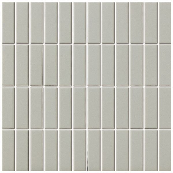 The Mosaic Factory London mozaïektegel 30X30cm Grey Mat (LO7329) - Rechthoek