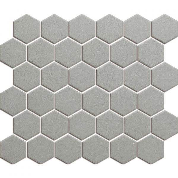 The Mosaic Factory London mozaïektegel 28.2X32.1cm Dark Grey Mat (LOH1015) - Hexagon