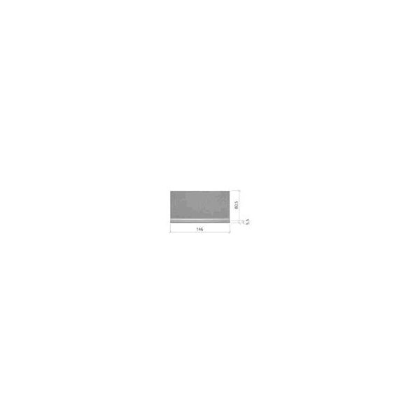Mosa 7,5x15cm Global Collection Antraciet Uni Plint-hulpstuk (76250DP008015)