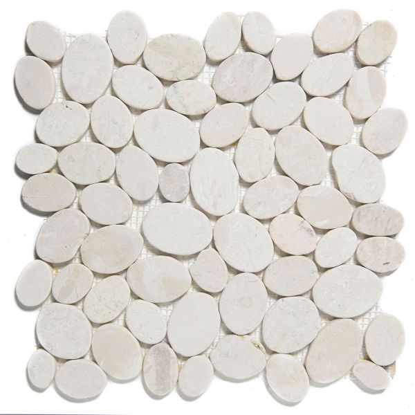 The Mosaic Factory Natural Stone mozaïektegel 30.5X30cm Ivory Mat (NMP200) - Organisch