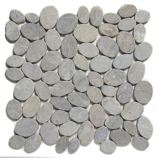 The Mosaic Factory Natural Stone mozaïektegel 30.5X30cm Grey Mat (NMP300) - Organisch