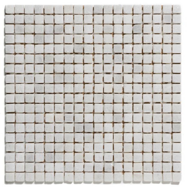 The Mosaic Factory Natural Stone mozaïektegel 30.2X30.2cm Cararra Anticato Mat (NMS100) - Vierkant